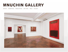 Tablet Screenshot of mnuchingallery.com